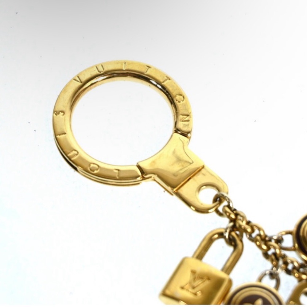 Louis Vuitton keychain Gold small charms - Picture 2 of 9